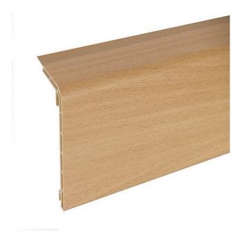 Heizrohrverkleidung 90 mm buche hell