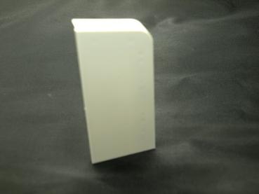 Endkappe links für SLF28 -  110 mm weiß
