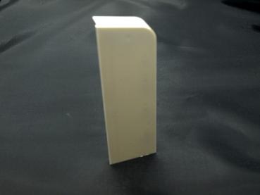 Endkappe links für SLL -  124 mm weiß