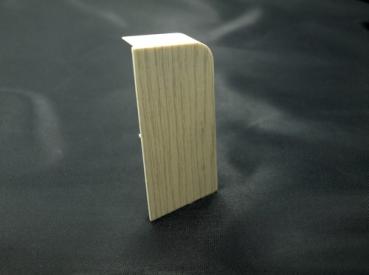Endkappe links für SLF und BLF 90 mm esche weiß