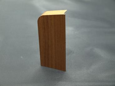 Endkappe rechts für SLF und BLF 90 mm nussbaum