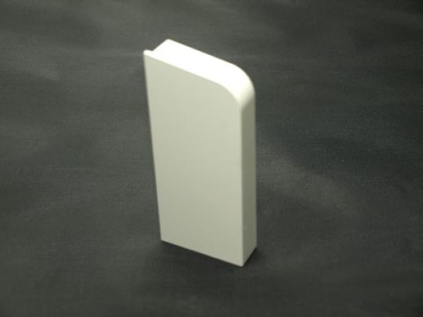 Endkappe links für SLF und BLF 90 mm weiß