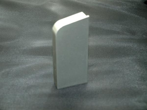 Endkappe rechts für SLF und BLF 90 mm alu