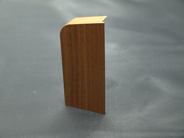 Endkappe rechts für SLF und BLF 90 mm nussbaum